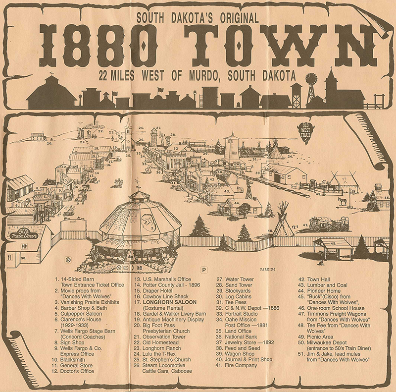 Map of 1880 Town